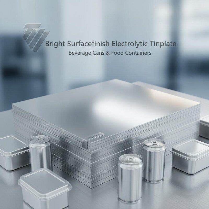 Surface brillante finition électrolytique Plaques d'étain d'étain catégorie d'étain parfait pour les canettes de boissons et les contenants alimentaires durable