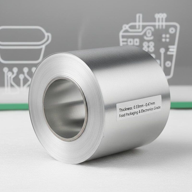 Coil en acier revêtu d'étain d'épaisseur 0,13 mm 0,47 mm Convient pour les emballages alimentaires et les composants électroniques
