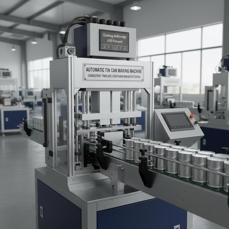Coating Uniformity ±10 Percent Automatic Tin Can Making Machine Designed for Consistent Tinplate Container Manufacturing