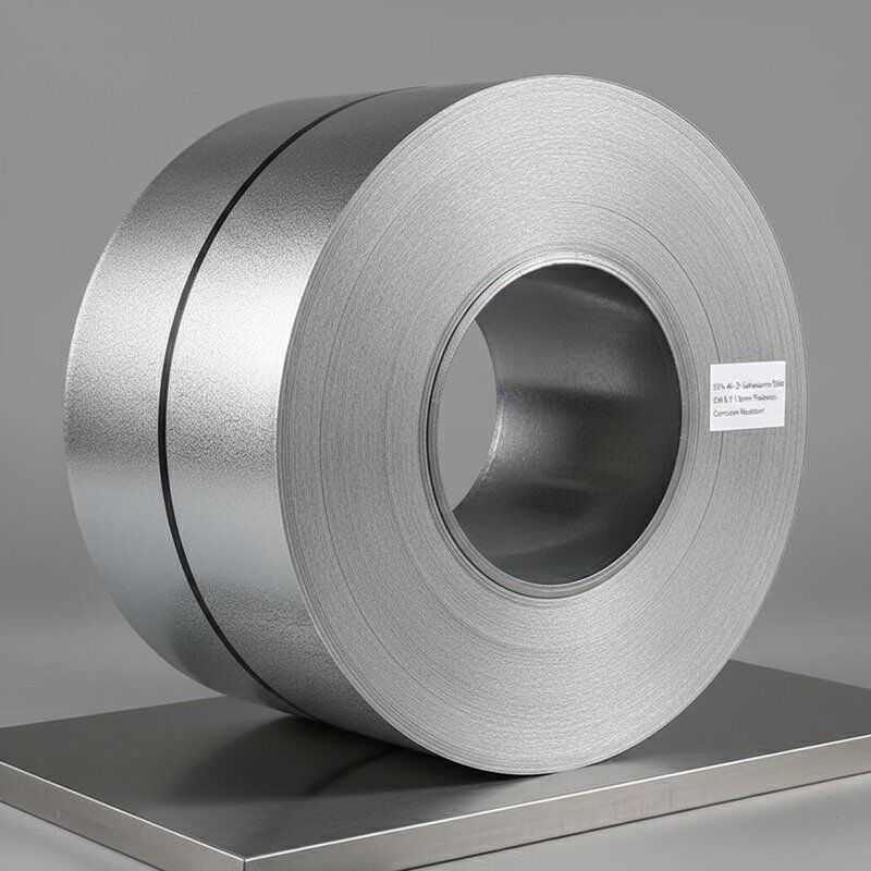 55% d'aluminium coil de tôle d'acier galvalume à chaud - résistant à la corrosion 0,5-1,0 mm d'épaisseur