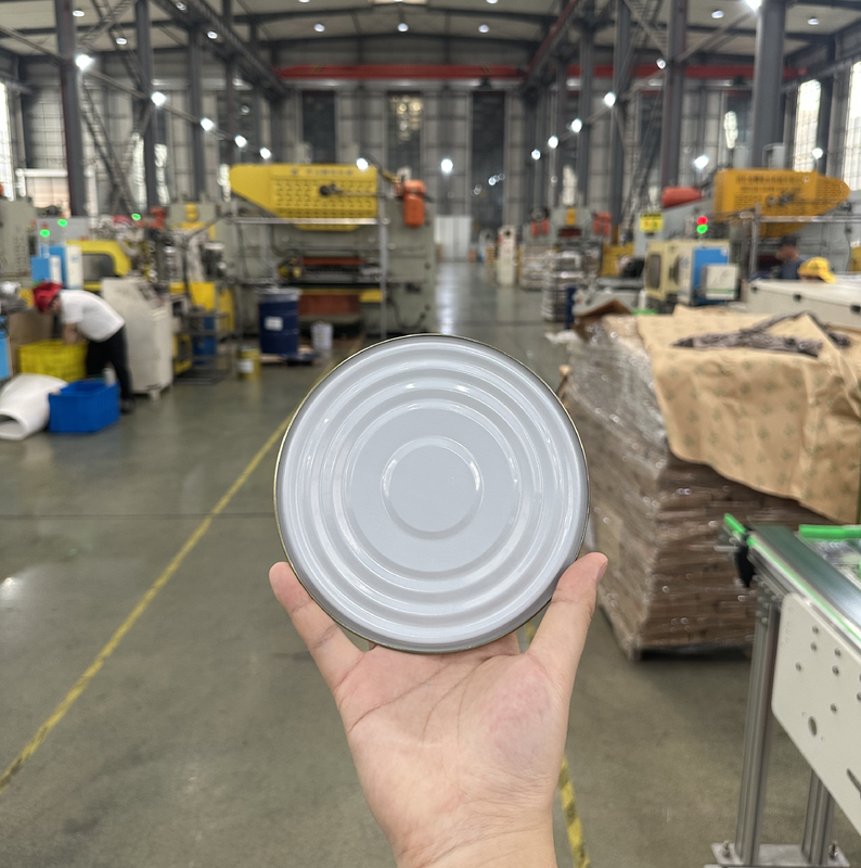 Technologie d'étanchéité anti-corrosion lourde: fin de boîte de conserve alimentaire industrielle de type 603D 153 mm